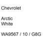 Preview: Chevrolet, Arctic White, WA9567 / 10 / G8G.